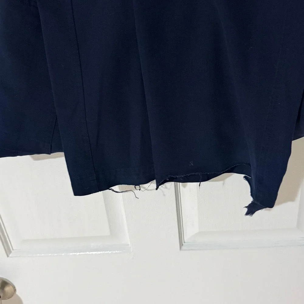 Figs Technical Collection Navy Blue Scrub Pants Mens Large Lot of 2 Frayed Hem